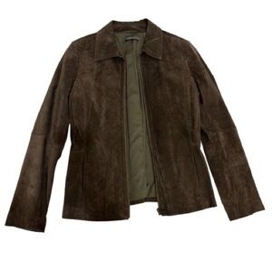 Brown suede jacket